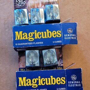 Magicube | Cameras, Photo & Video | Vintage Ge Magicubes 5 Cubes 2 ...